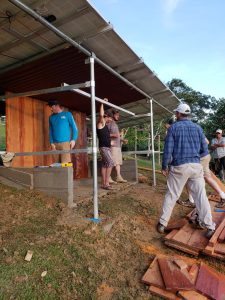 building a home on a hill